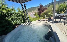 App le nid d'abeille pour 2 pers, spa privée, belle vue avec terrasse